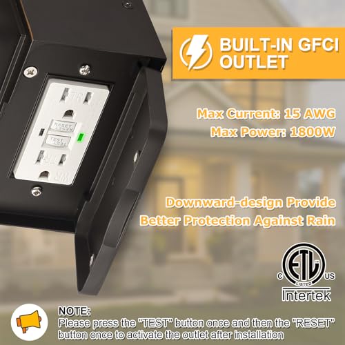 2 Pack Outdoor Porch Lights (2 Count)