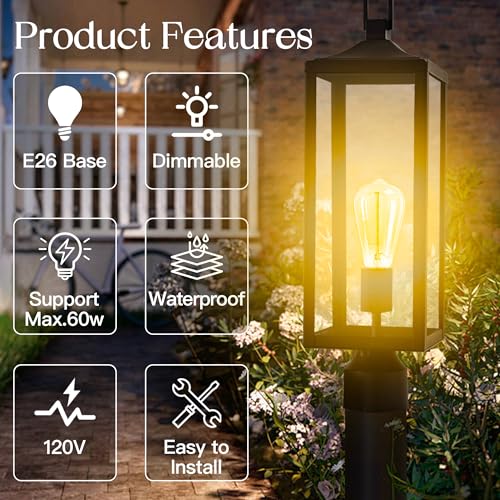 Large Lamp Post Light Fixture