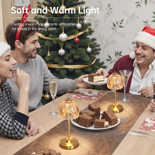 Tulip Table Lamp with 5000mAh Battery & Touch Control