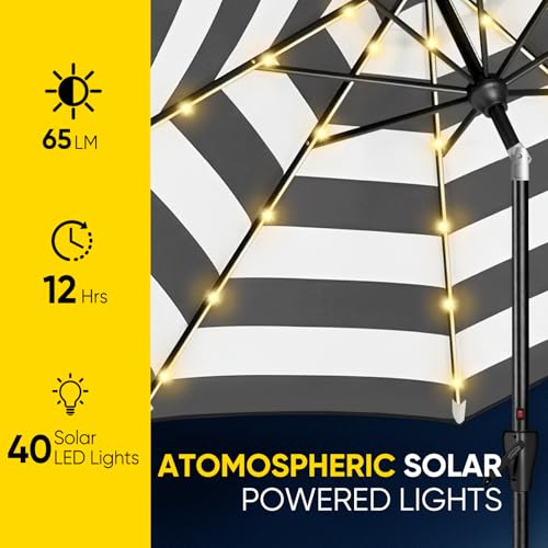 9ft Patio LED Umbrella with light