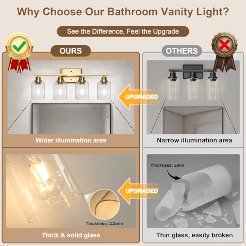 Modern Bathroom Light Fixtures Over Mirror