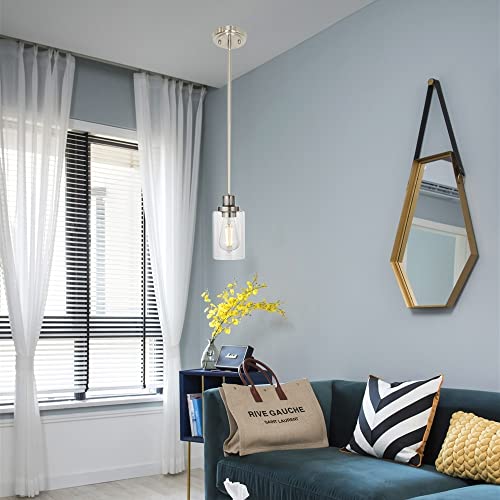 Mini Pendant Lights Brushed Nickel 1