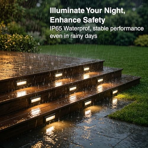 LED Outdoor Indoor Step Lights (3 Count)