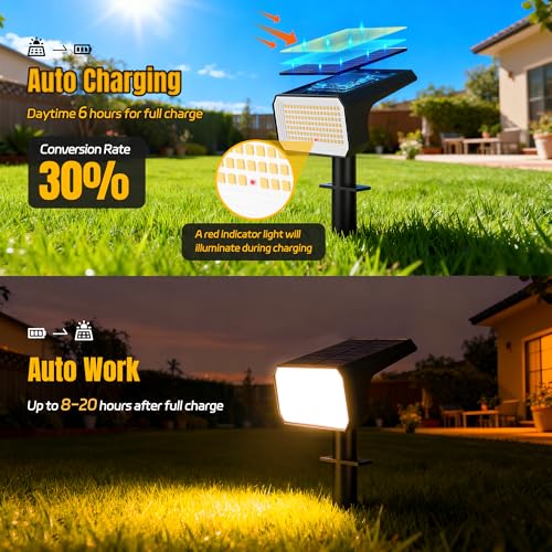 Solar Spot Lights Outdoor Waterproof (10 Count)