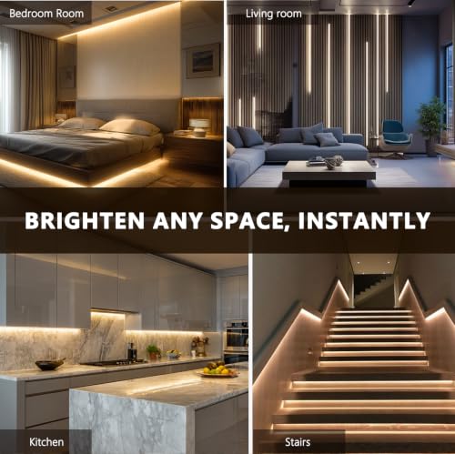 16.4ft Silicone LED Light Strip CRI90 Dot (Touch Control)