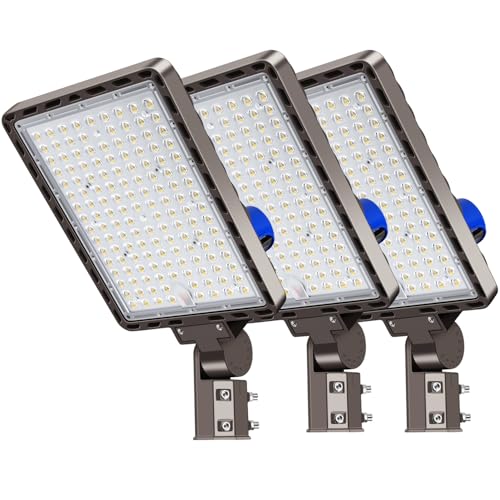 350W Parking Lot Light Slip Fitter Mount Dusk to Dawn Photocell (3 Count)