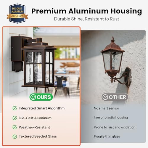 Outdoor Porch Light with GFCI Outlet