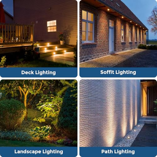 Outdoor Recessed LED Lights (6 Count)