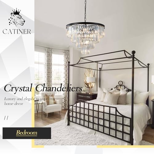 24" Modern Crystal Chandeliers
