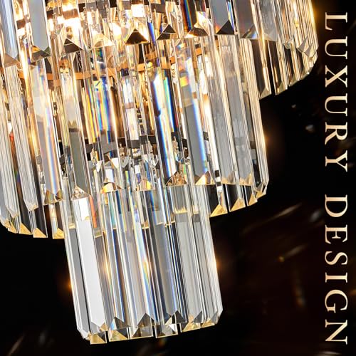 16" Modern Crystal Chandeliers (6 Count)