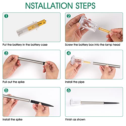 Solar Lights Outdoor (15 Count)