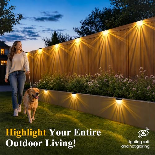 Solar Deck Lights Outdoor (20 Count)