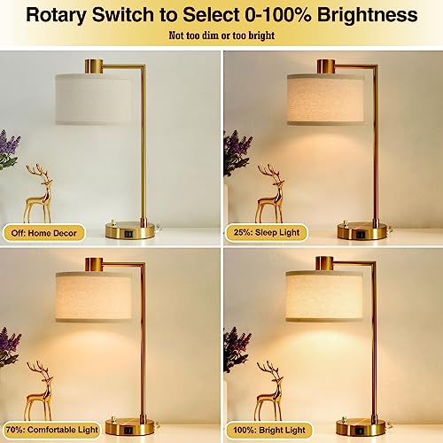 Gold Table Lamp Set of 2 (2 Count)