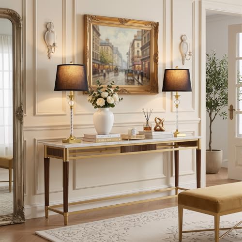 Crystal Buffet Table Lamps Set of 2 (2 Count)