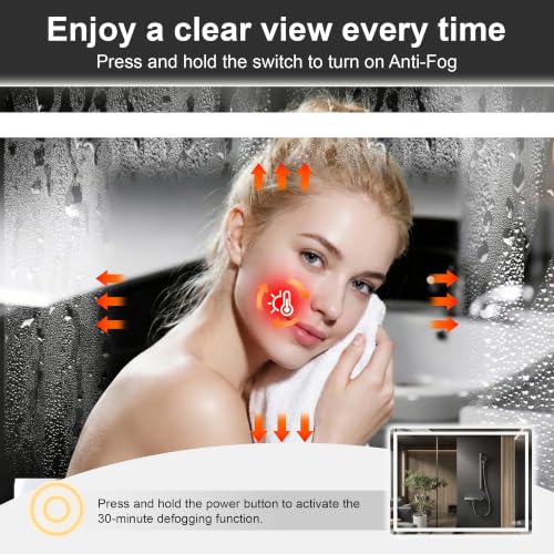 LED Bathroom Mirror with Lights