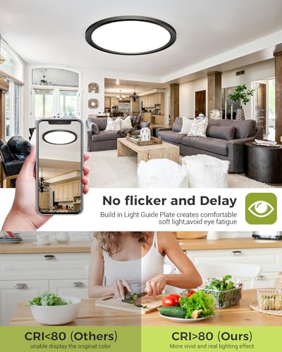 6PACK LED Flush Mount Ceiling Light (6 Count)