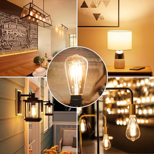 12 Pack E26 LED Edsion Bulbs 60 Watt (12 Count)