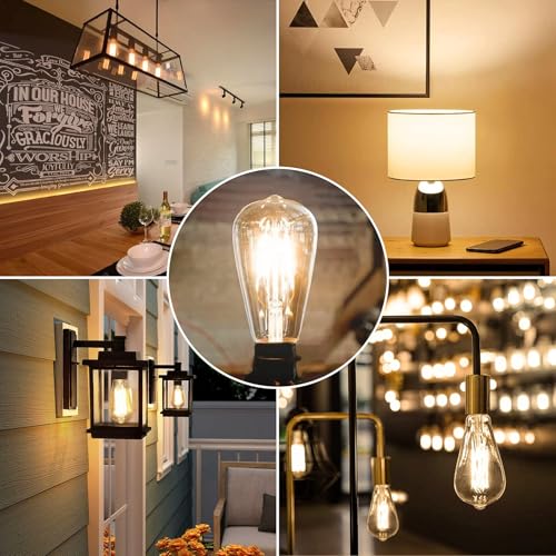 24 Pack E26 LED Edsion Bulbs 60 Watt (24 Count)