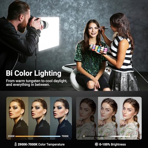 24"x24" 450W Equivalent Softbox Lighting Kit w Tripod Stand