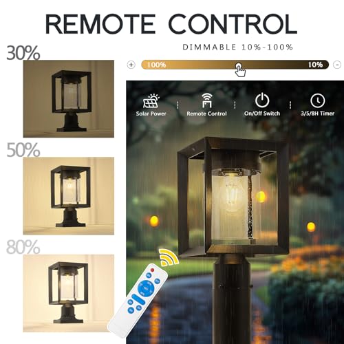 Solar Lamp Post Light Outdoor