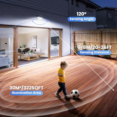 10 Packs] Solar Motion Sensor Outdoor Lights (10 Count)