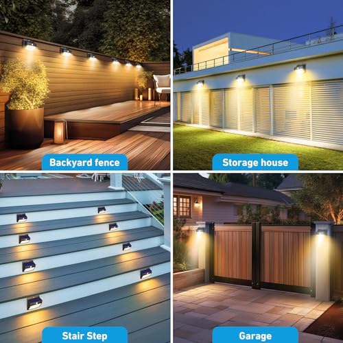 1 Pack Solar Motion Sensor Lights Outdoor Waterproof with 3 Modes