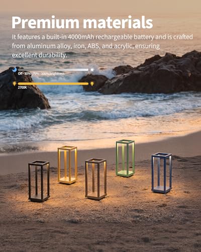 Cordless Waterproof Table Lamps