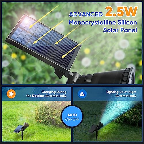 Solar Spot Lights Outdoor (4 Count)