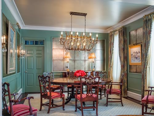 15 Lights Crystal Chandeliers Farmhouse Dining Room Light Fixtures