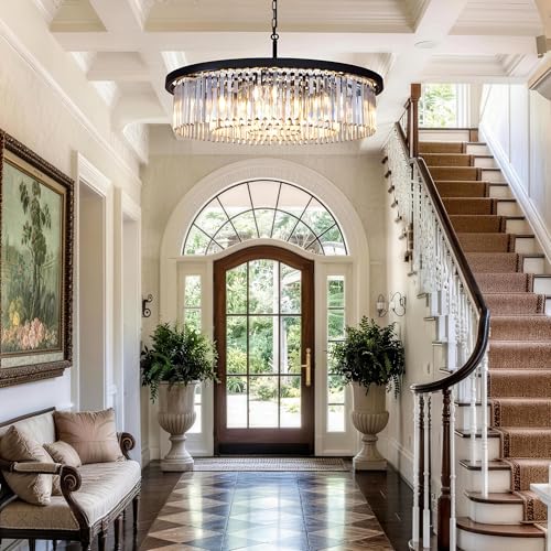 Black Crystal Chandelier