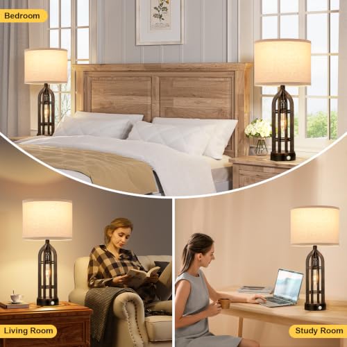 Table Lamps for Living Room (2 Count)