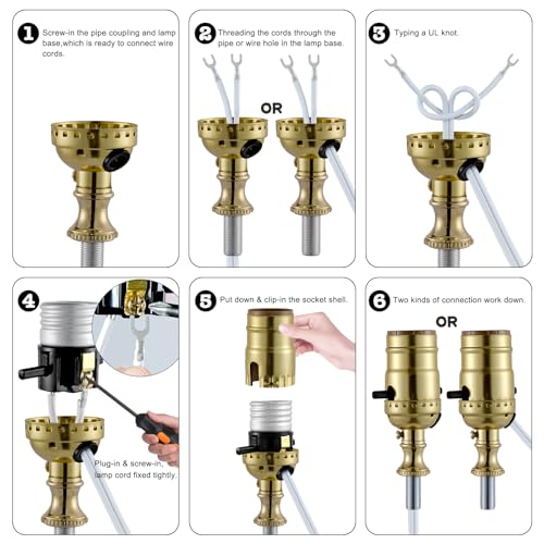 Lamp Socket with Push ON