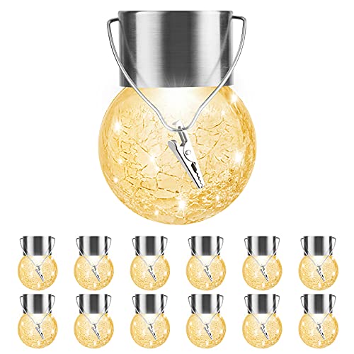 Solar Outdoor Lights Decorative 12 Pack (12 Count)