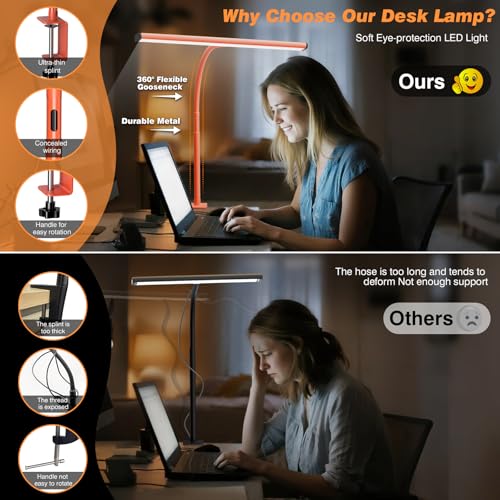 LED Desk Lamp with Clamp