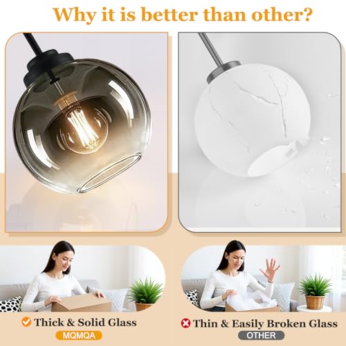 2 Pack Globe Pendant Lights (2 Count)