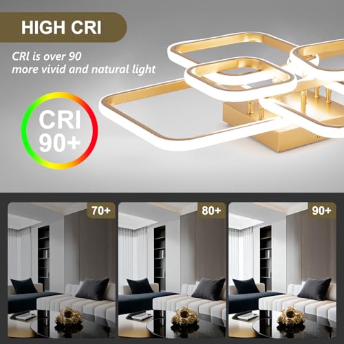 31.5" Modern LED Ceiling Light 6