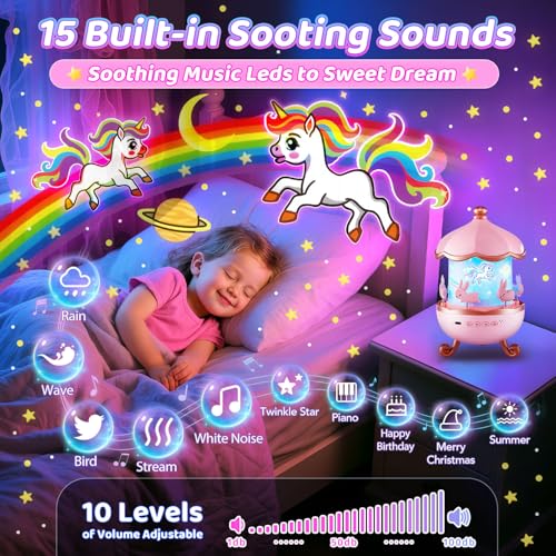 Unicorn Night Light for Kids