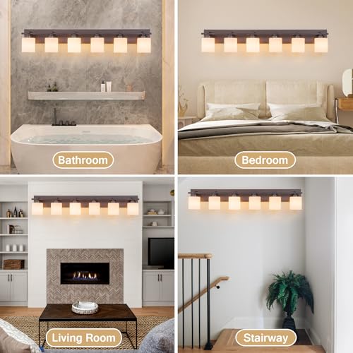 Modern Bathroom Light Fixtures Over Mirror