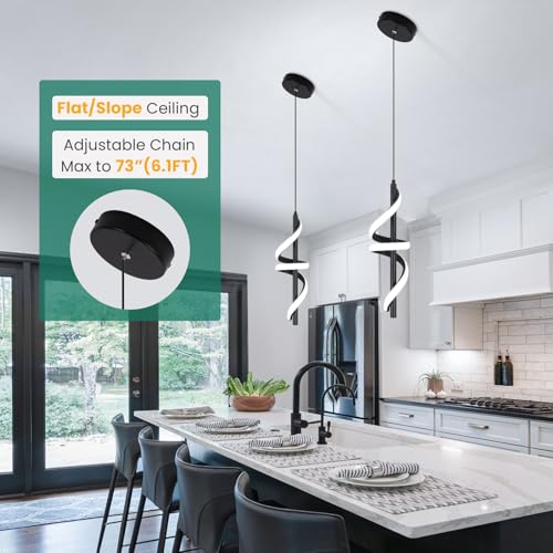 3 Packs Black Pendant Light Fixtures