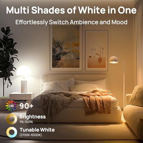 Matter Smart Light Bulbs (6 Count)