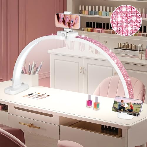 Super Large 31in Half Moon Light for Nail Desk