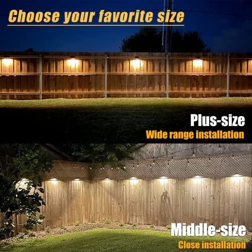 Solar Fence Lights 8 Pack (8 Count)