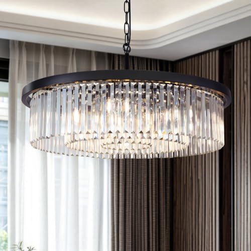 Black Crystal Chandelier