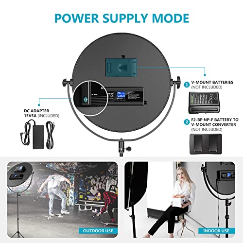 LED Bi Color Studio Round Lighting