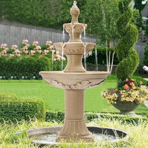 48.4" H Italian Outdoor Water Fountains