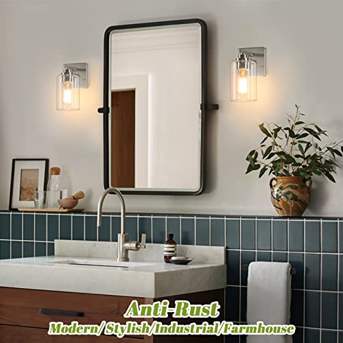 Set of 2 Wall Sconces for Bathroom (2 Count)