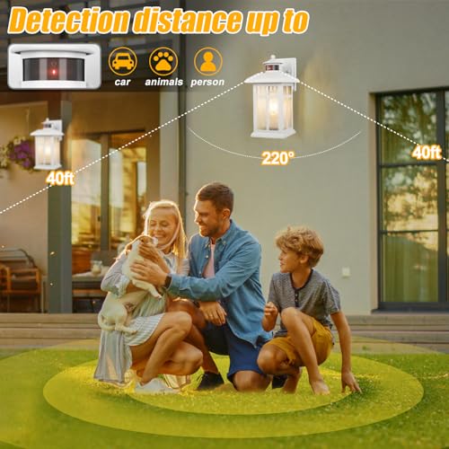 2 Packs Motion Sensor Outdoor Lights (2 Count)