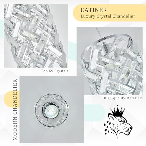Modern Chrome Pendant Light