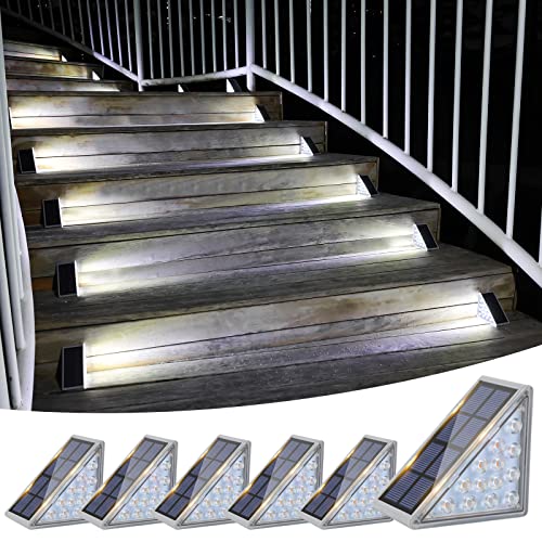 Solar Stair Lights 6 Pack (6 Count)
