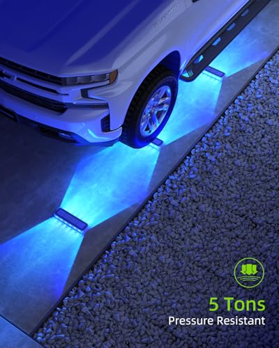 Blue Solar Step Lights (2 Count)